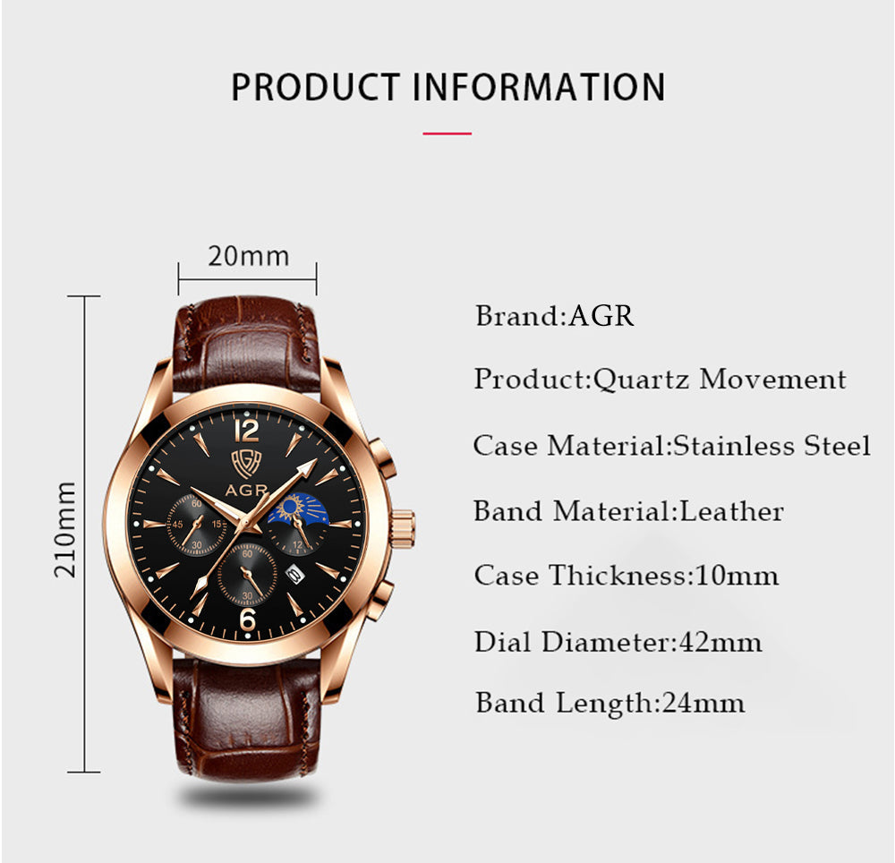 Chronograph Leder