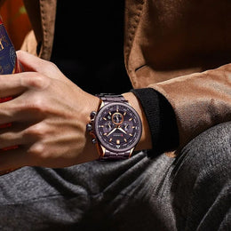 Herren Chronograph Oversize