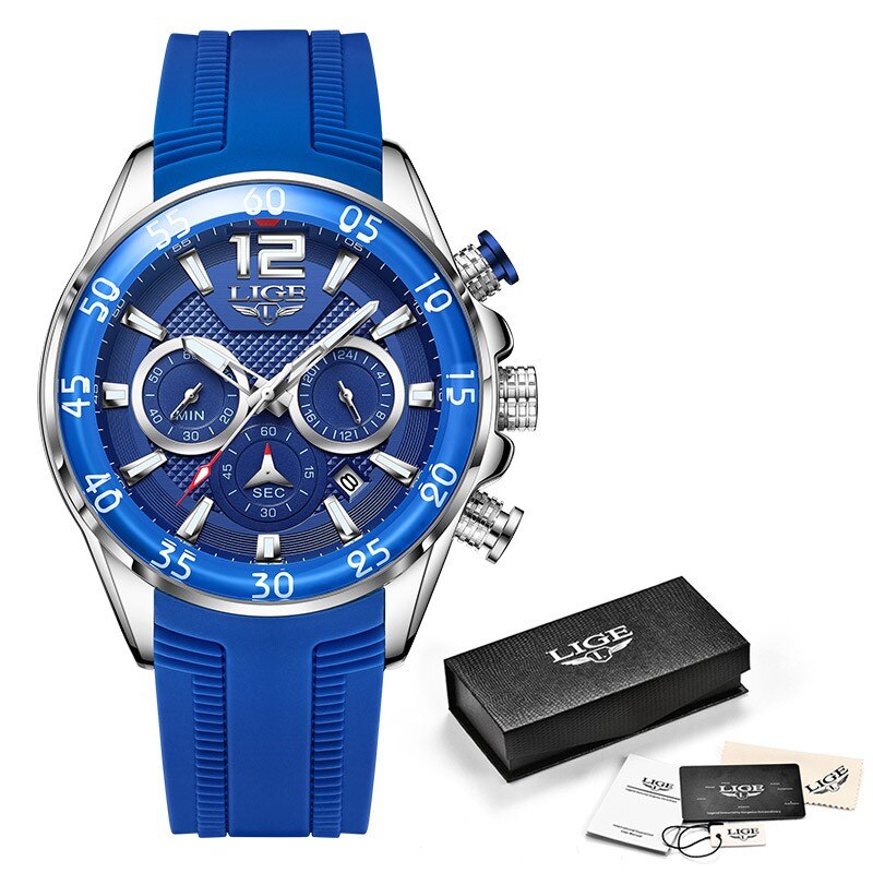 Herren Chronograph Silikon