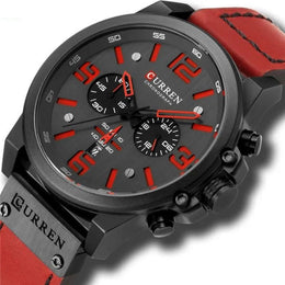 Herren Chronograph Leder