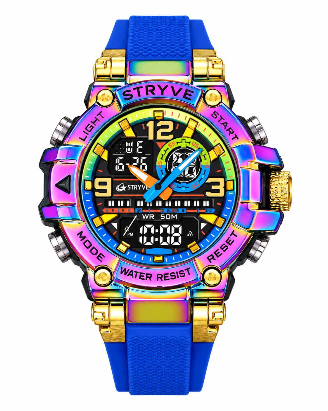 Herren Digitaluhr XXL