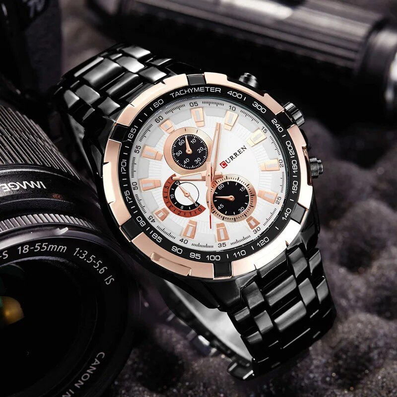 Herrenuhr mit Edelstahlband