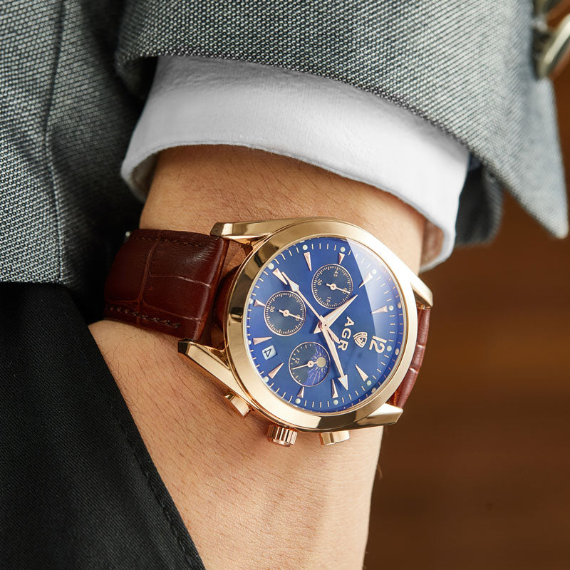 Chronograph Leder