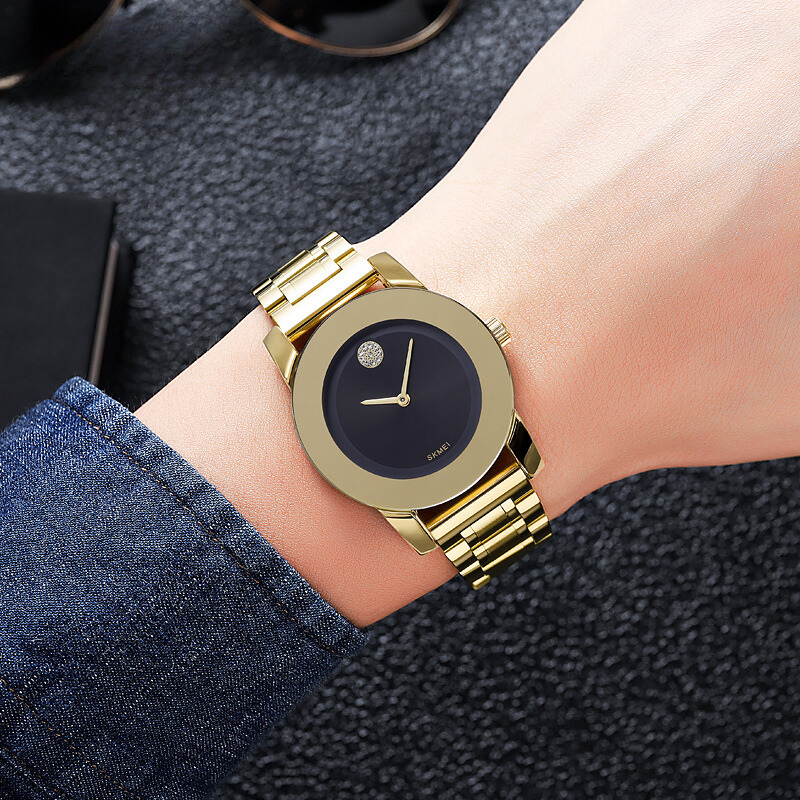 Damen Edelstahluhr Minimalistisch