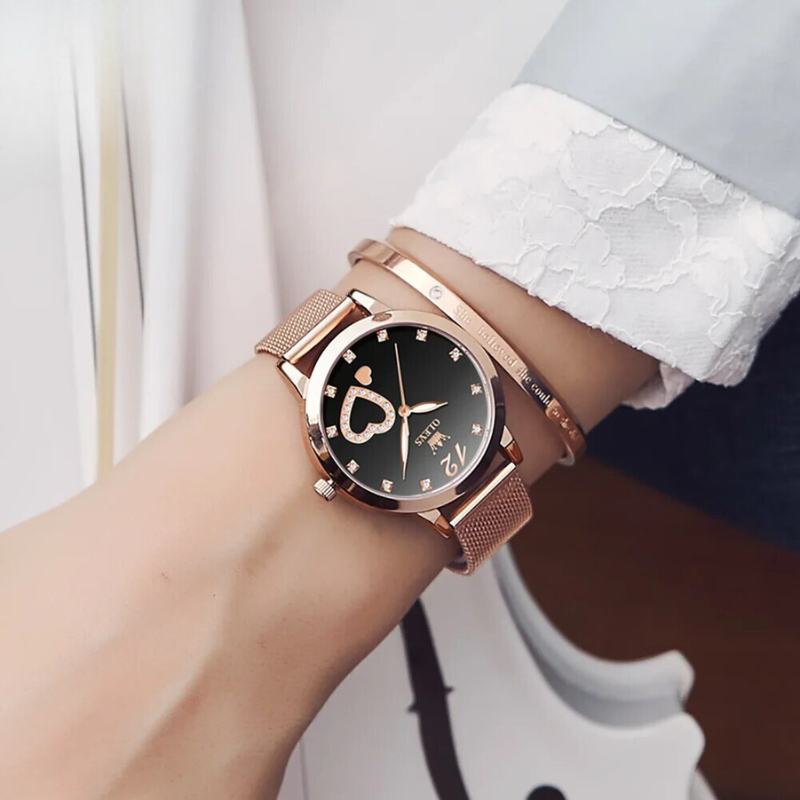 Damenuhr mit Milanaise-Armband