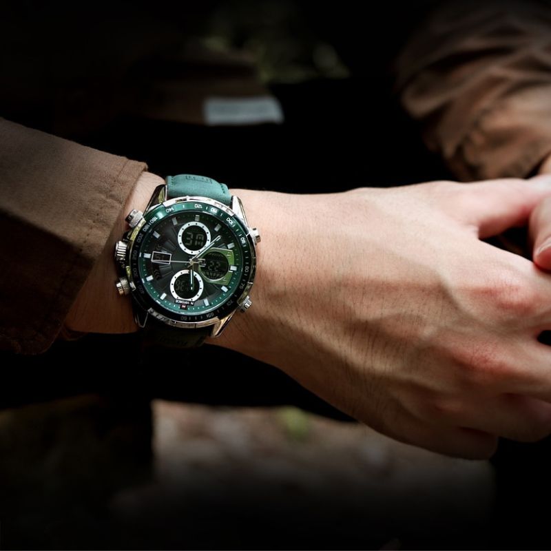 Herren Analog-Digital-Uhr