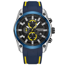 Chronograph mit Silikonarmband