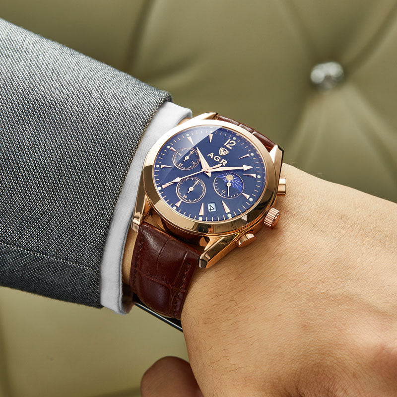 Chronograph Leder