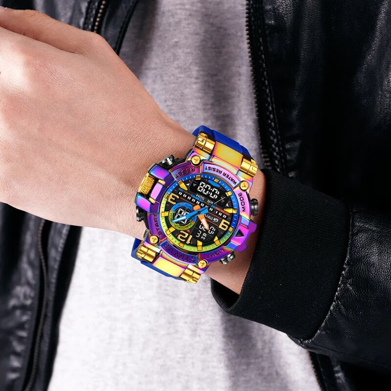 Herren Digitaluhr XXL