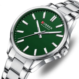 Damenuhr Farbiges Zifferblatt