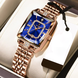 Roségold Blau