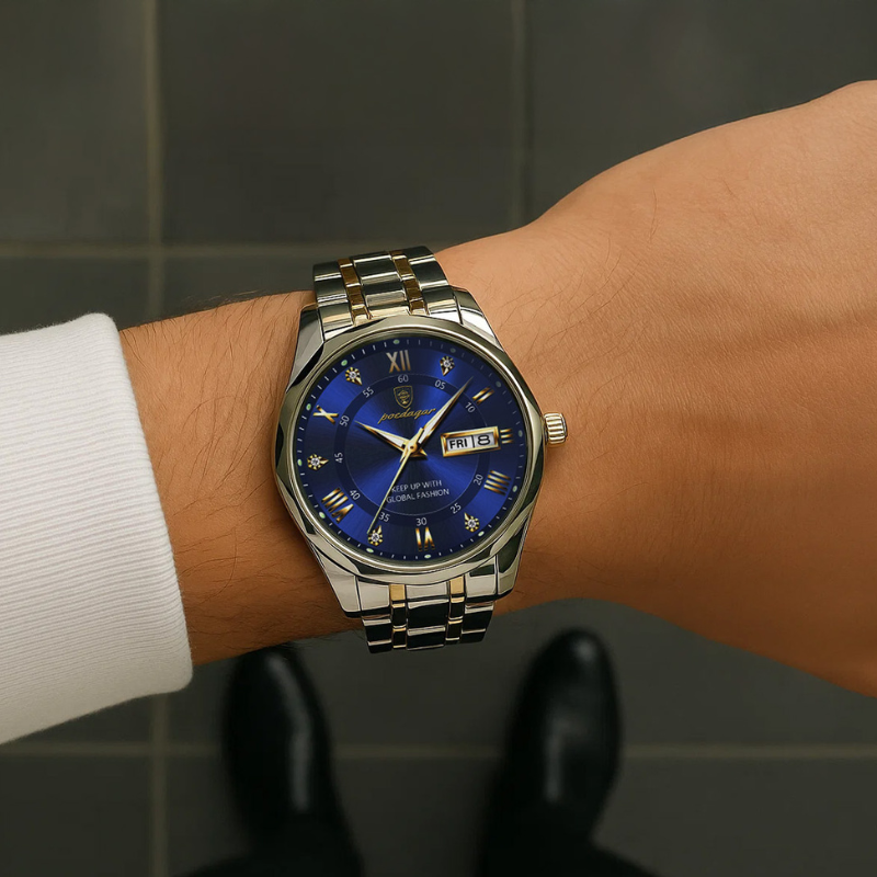 Herrenuhr mit römischen Ziffern