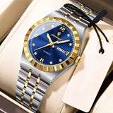 Silber Gold Blau