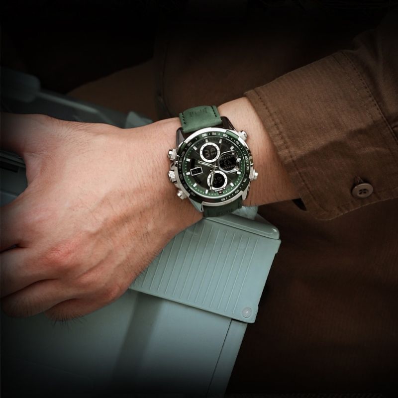 Herren Analog-Digital-Uhr