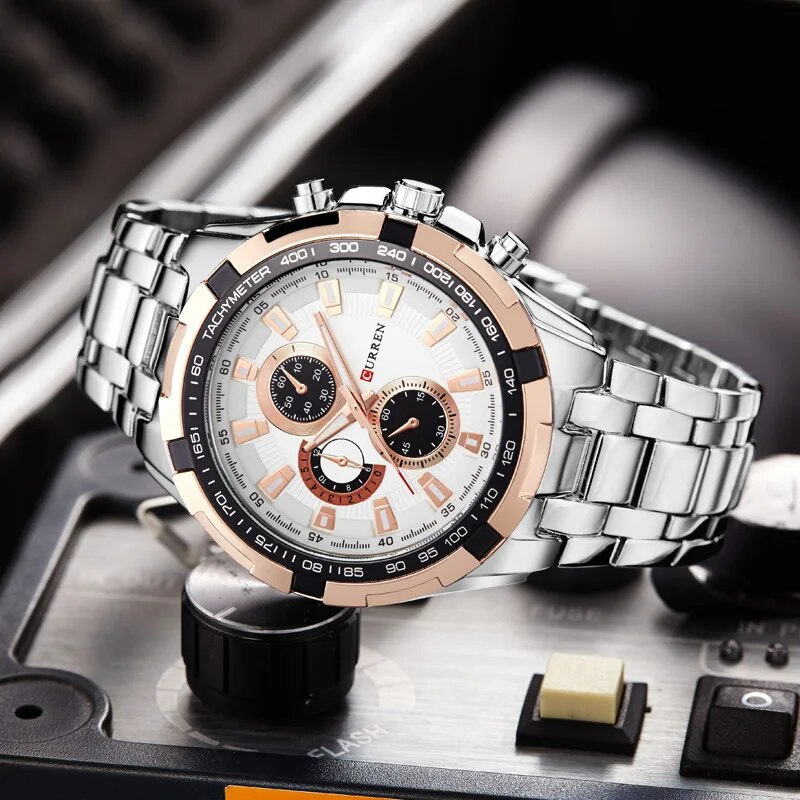 Herrenuhr mit Edelstahlband