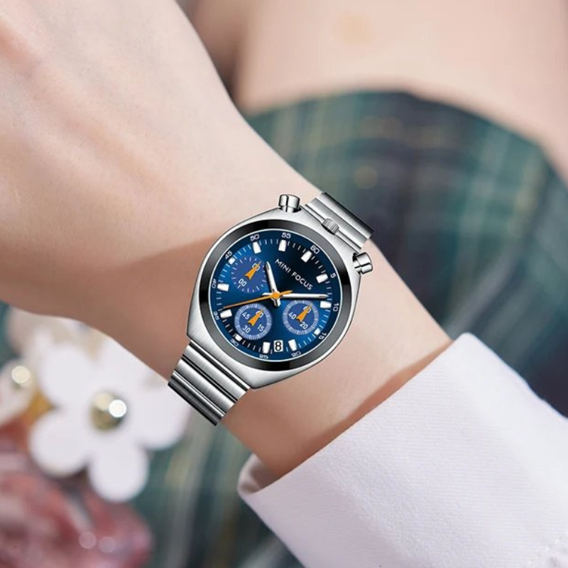 Damen Chronograph Edelstahl