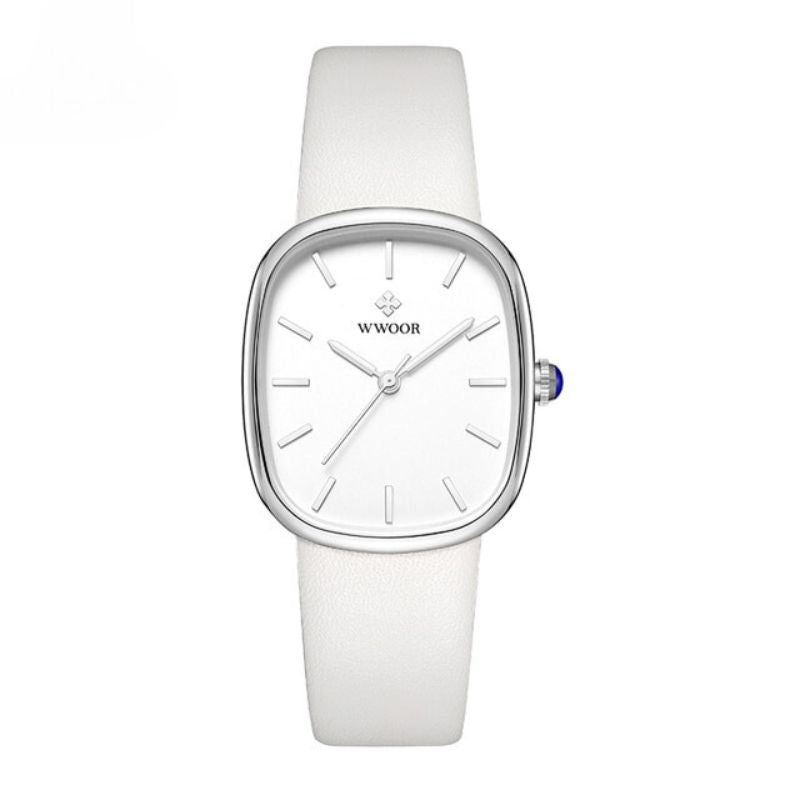 Damenuhr mit Lederarmband