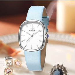 Damenuhr mit Lederarmband
