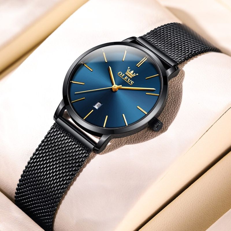 Ultraflache Milanaise-Uhr