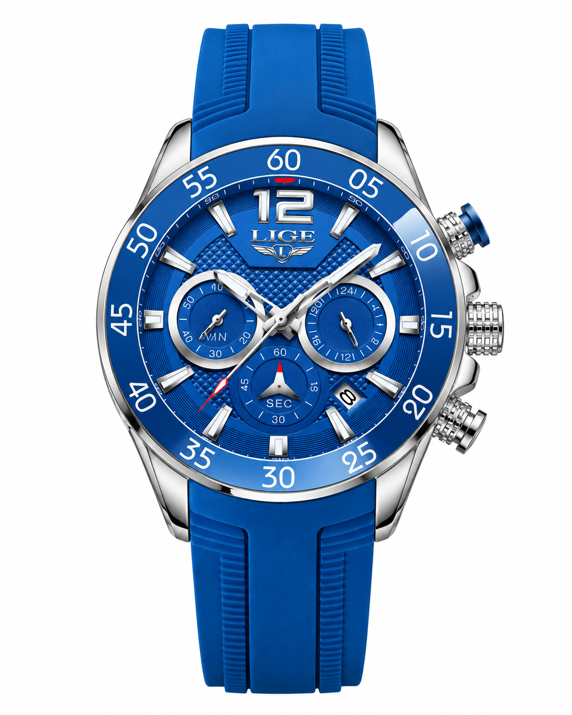 Herren Chronograph Silikon