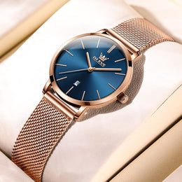 Ultraflache Milanaise-Uhr