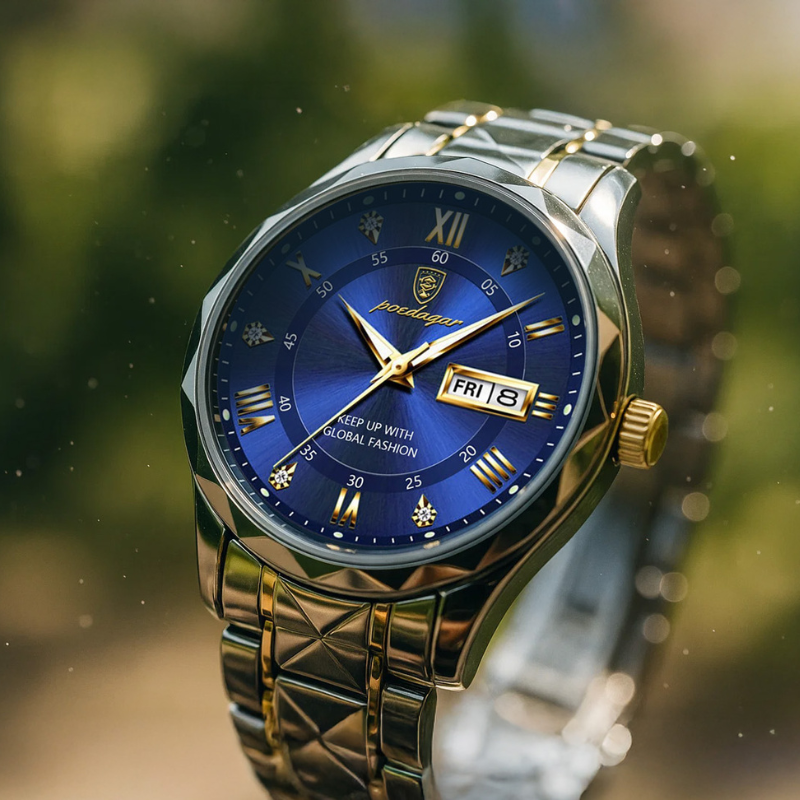 Herrenuhr mit römischen Ziffern