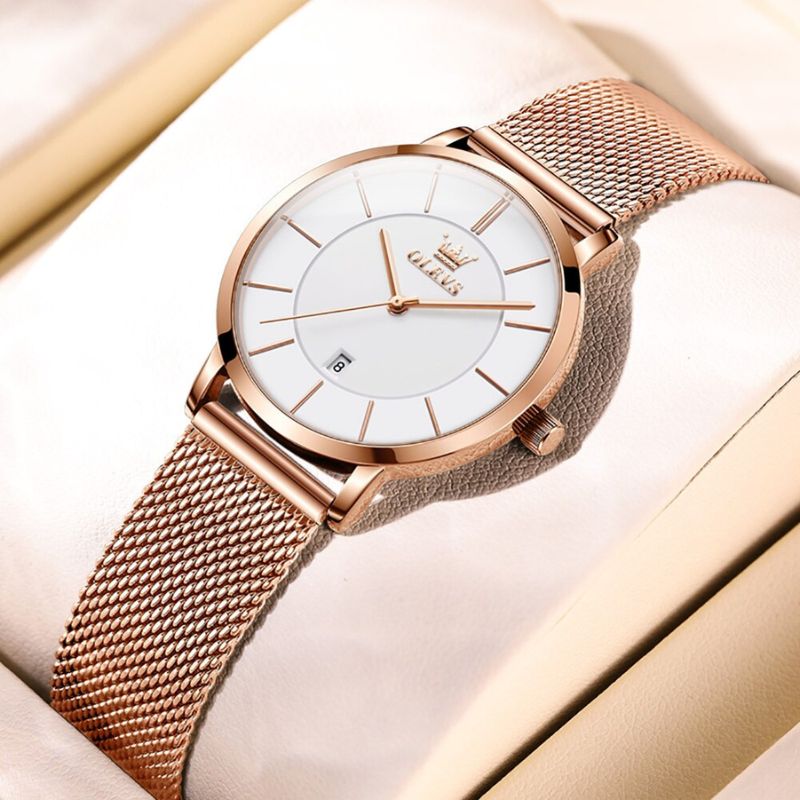 Ultraflache Milanaise-Uhr
