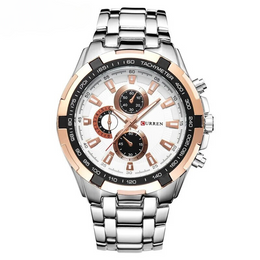 Herrenuhr mit Edelstahlband