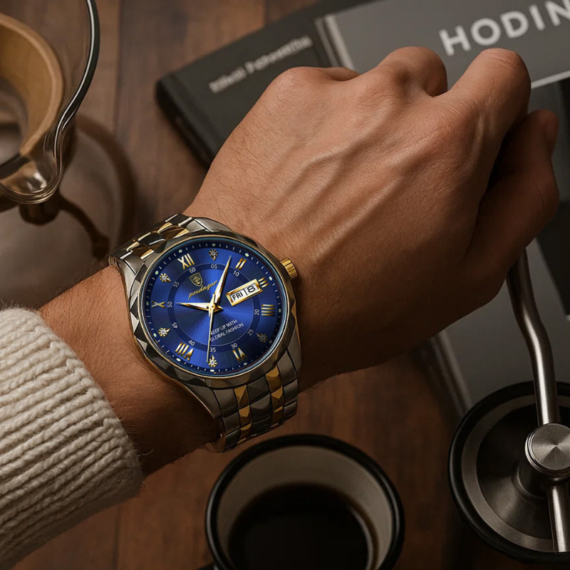 Herrenuhr mit römischen Ziffern