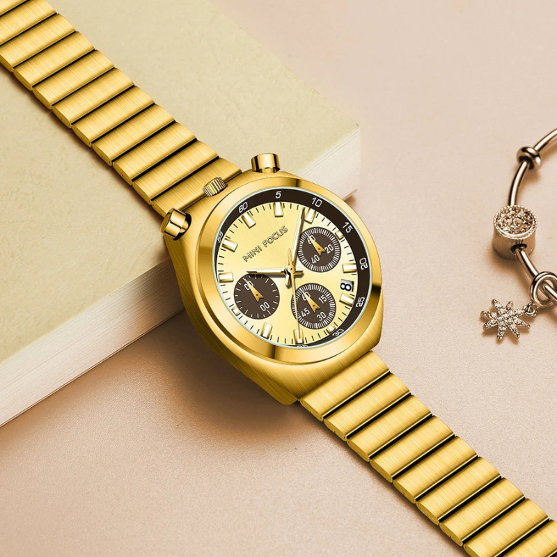 Damen Chronograph Edelstahl