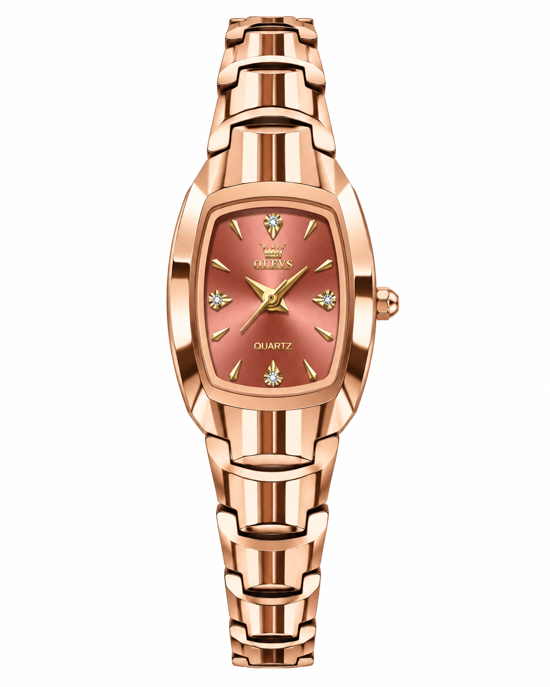 Damenuhr Roségold Tonneau