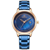 Roségold Blau
