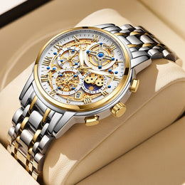 Herren Skelettchronograph