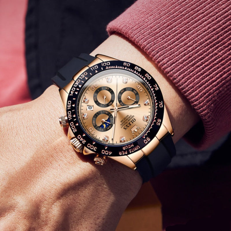 Herrenuhr mit Mondphase
