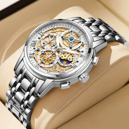 Herren Skelettchronograph