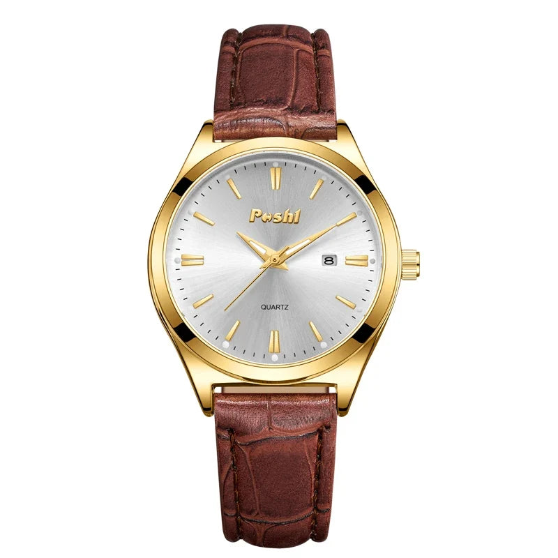 Damen Lederuhr Gross