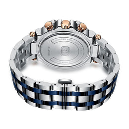 Chronograph Edelstahl Bicolor
