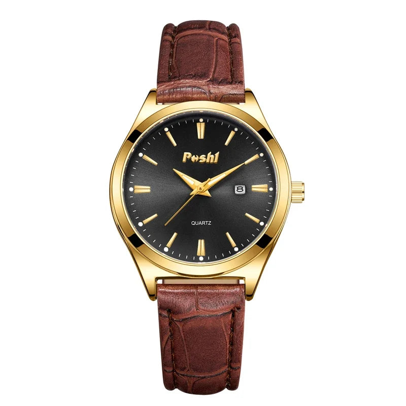 Damen Lederuhr Gross