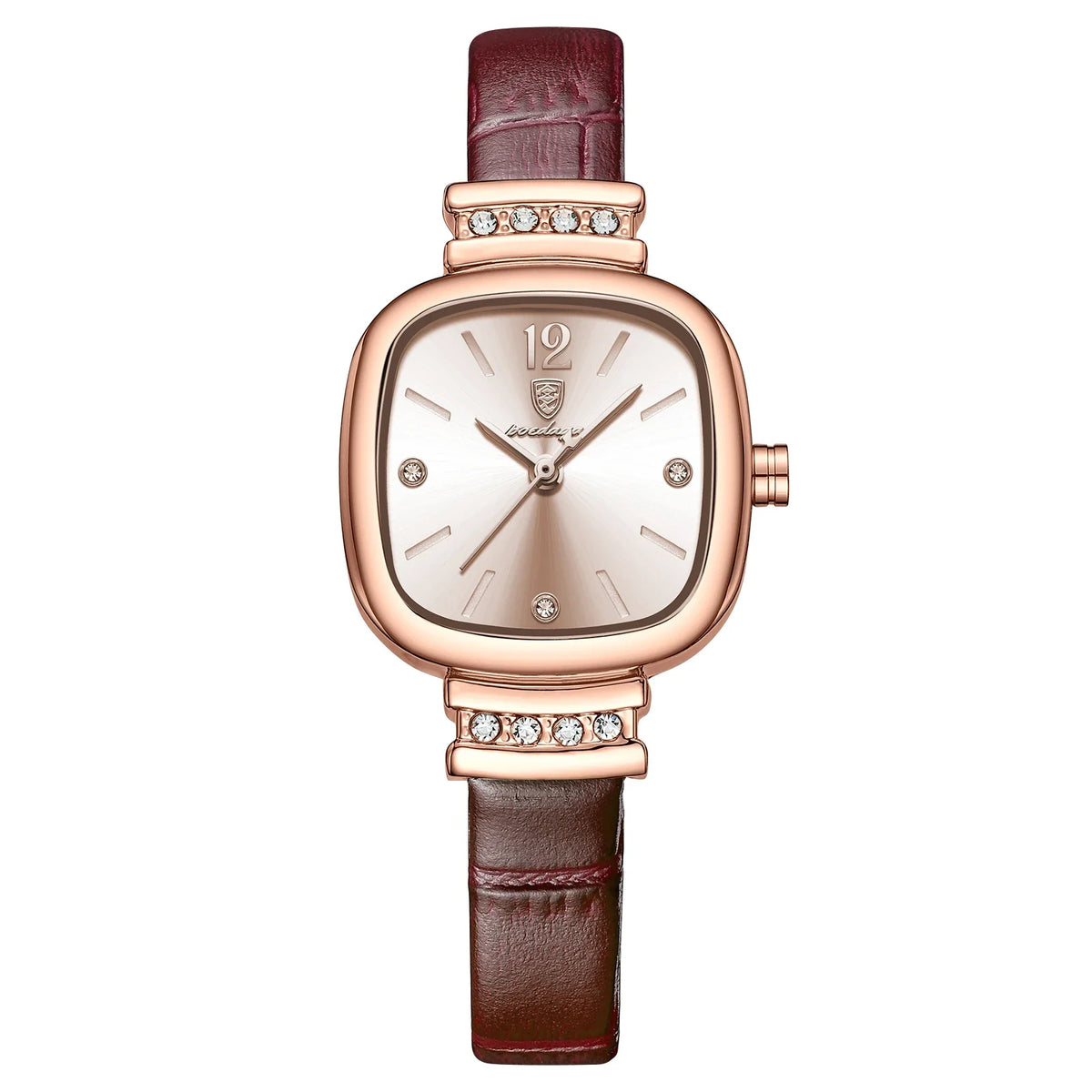 Damen Lederuhr Schmal
