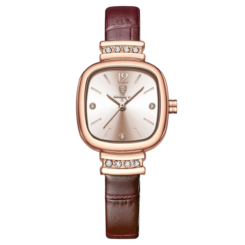 Damen Lederuhr Schmal