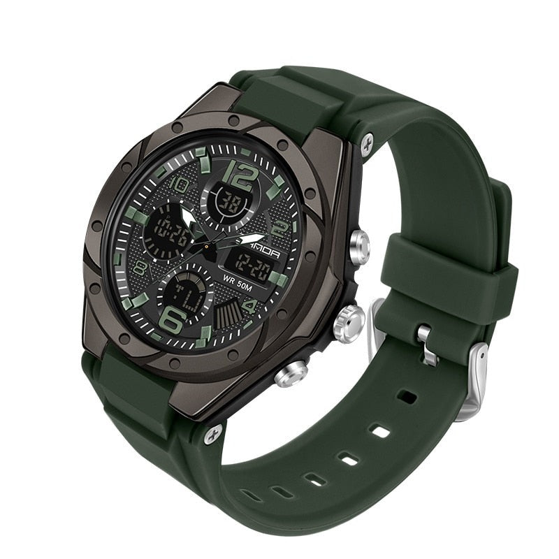 Damen Analog-Digital-Uhr