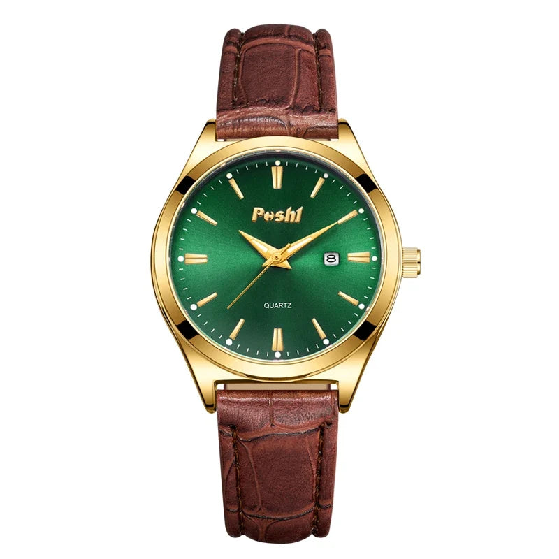 Damen Lederuhr Gross