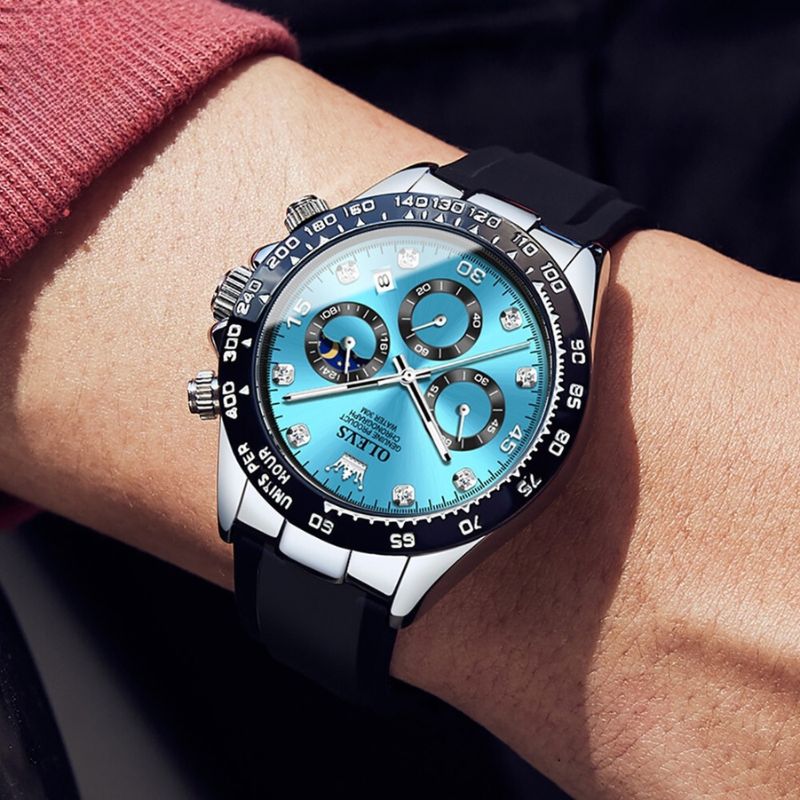 Herrenuhr mit Mondphase