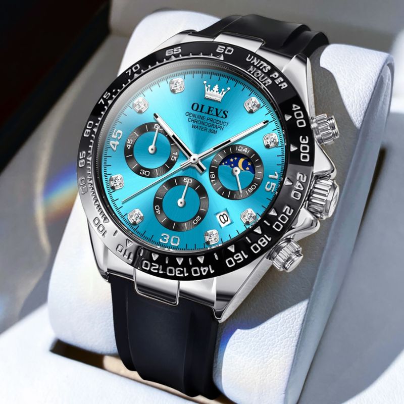 Herrenuhr mit Mondphase