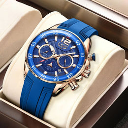 Herren Chronograph Silikon