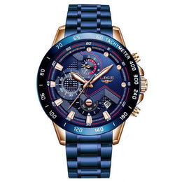 Herren Sportchronograph Edelstahl