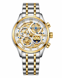 Herren Skelettchronograph
