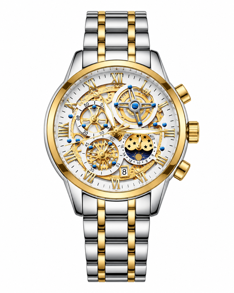 Herren Skelettchronograph