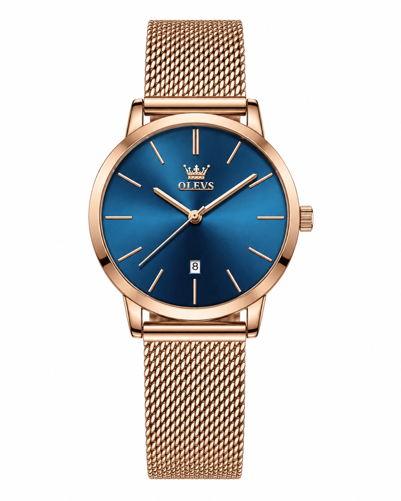 Ultraflache Milanaise-Uhr