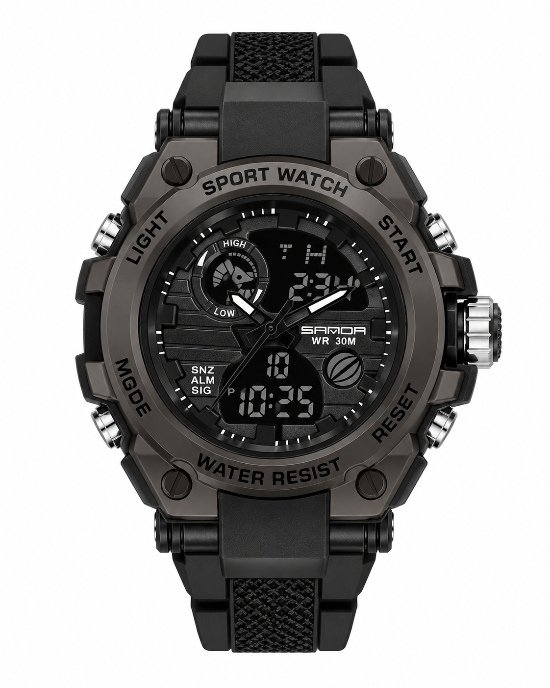 Herren Digitaluhr Military